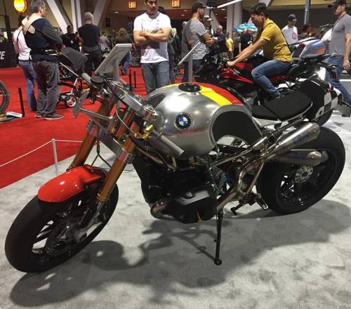 Custom @bmwmotorrad R NineT at the @motorcycleshows porn pictures