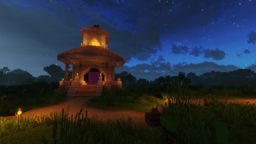 wonderkittengaymes: nether portal? nether portal. (this is located at the base i share with @the-spa