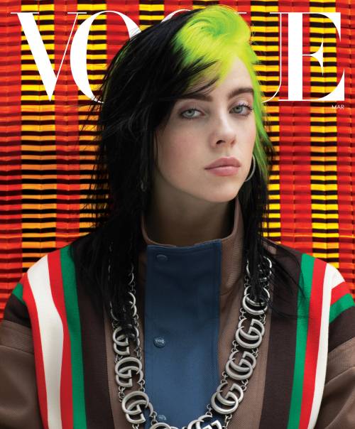 billiesinvisalign:  Billies Vogue Magazine covers.Covers 1, 3, 5, and 6 are from Vogue New York in  March 2020, cover 6 is the exclusive digital cover.Cover 2 is from Vogue Australia in July 2019Cover 4 is from Vogue China in June 2020.