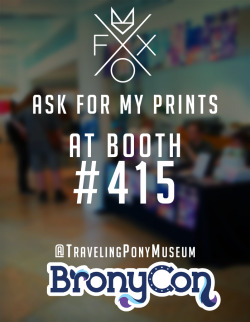Going to BronyCon? Get my prints at TPM booth