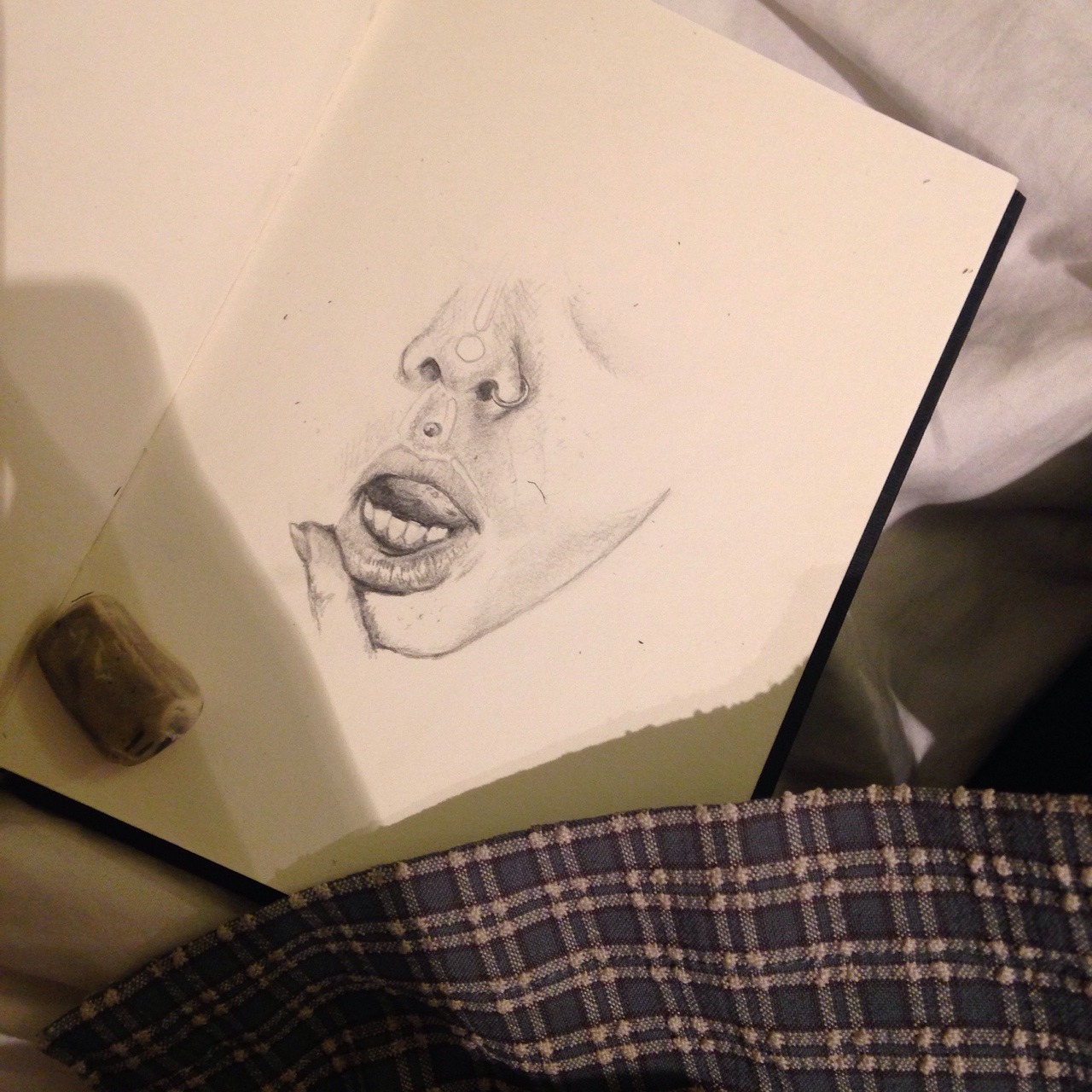artfucker1996:  Latest art project - making 5 minute portraits out of snapchats from