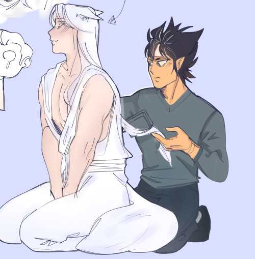 Don't Act Like He Wouldn't Spoil His Big Fluffy Fox In His Youko Form Too 