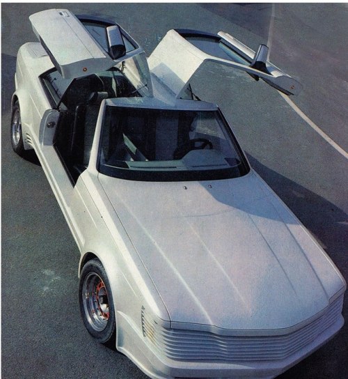 80`s Mercedes Sbarro 560SEC Gullwing