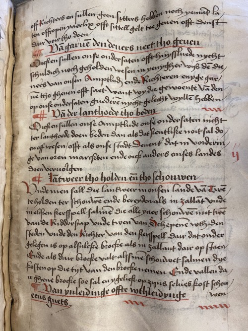 Ms. Codex 991 -Lantrecht van Zallant, va[n] Twenthe, van Vullenhoe, van Drenthe, mit anderen privili