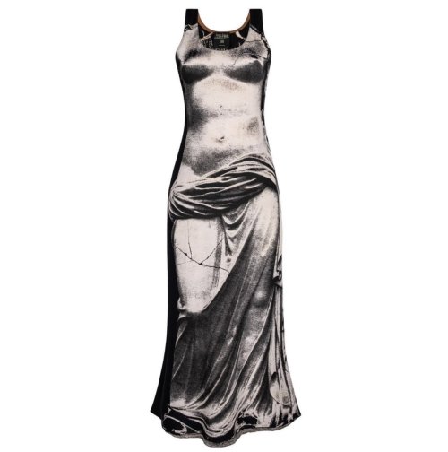 prettyfuul:Jean Paul Gaultier Hellenic statue dress 