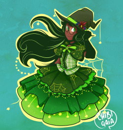 chibigaia-art:  a witch Jade that had to