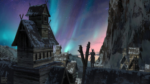 fantasyartwatch:Frozen Lair by Niconavarro