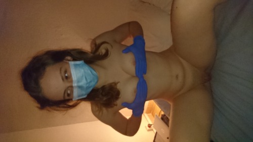 shamanicryakenn:After having sex with mask and gloves. Sex When each other have mask and gloves is very sensual and sexy, try this if you can 