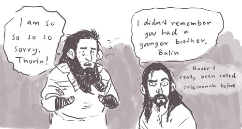 ppitte: I was doodling pictures of how younger Dwalin might have looked, and I grew surprisingly fon