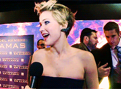 mockingjayupdates:  Jennifer at the Madrid Catching Fire premiere 