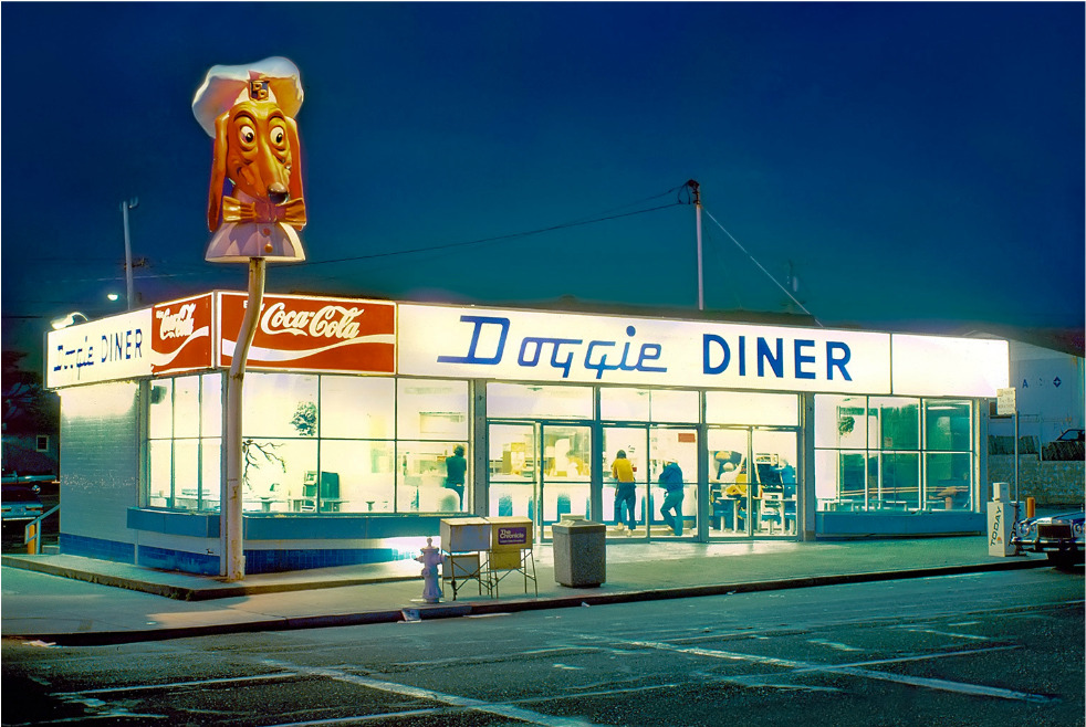 kvetchlandia:  Roy Kaltschmidt     Doggie Diner, San Francisco, Outer Sunset District,