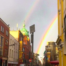 commongayboy:  Ireland got a double rainbow after legalizing same-sex marriage. Texas got a flood after banning it. God has spoken.