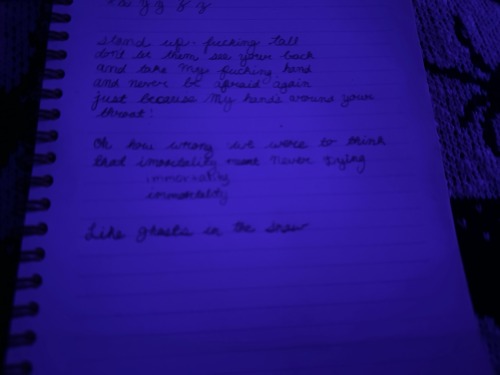 Late Night Cursive Practice But Its All MCR