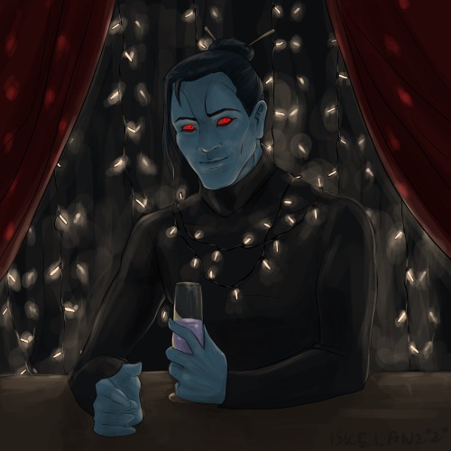 Thrawn Is Raising His Glass Of Sparkling Wine For All Of You, Dear Subscribers And Bypassers. Thank You