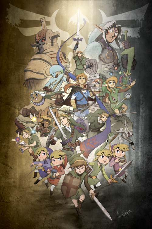 mgabric:Its dangerous to go alone…This is one of the prints that were available at Anime Nort