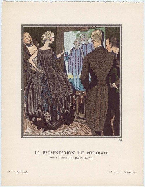 French fashions of 1921 from the Gazette du Bon Ton1. Art by Fernand Simeon, Apr 19212. House of Wor