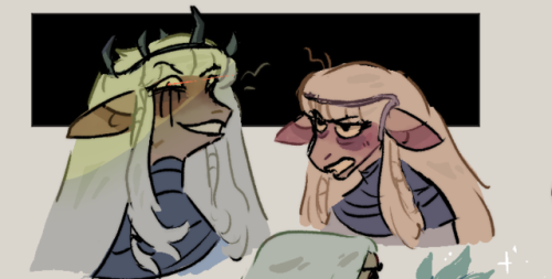 enchanted by those funky gelfs and their weird deer faces (and my favorite weird old gays of course)