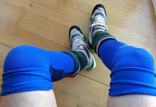 soccersocks-fetish: xlrugbysocks: massive XL dri-fits, with old Tigers rugby socks Extra hot