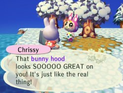 is that sarcasm I hear, Chrissy?