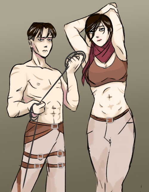 raspberry-arev:The Ackermans are the very definition of bisexual panic.. Mikasa got even hotter in s