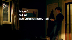 sherlockspeare:  In which Johnâ€™s really