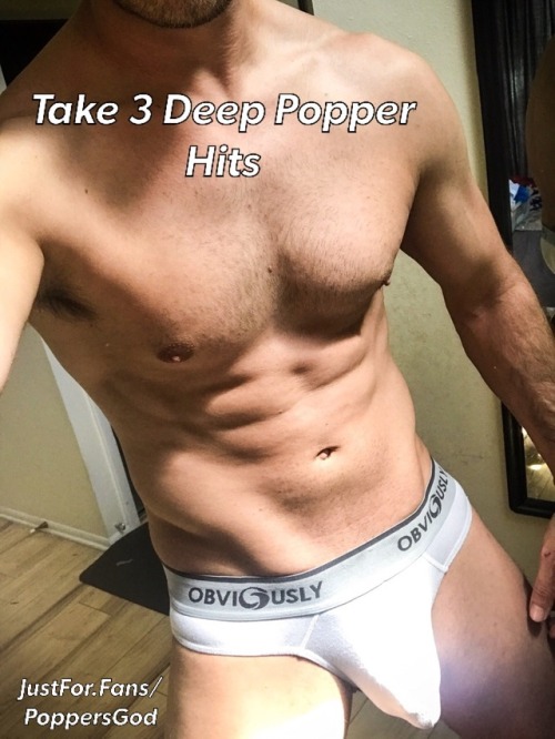 Take 3 deep popper hits then join my fan page for over 80 vids including Popper Trainers, Public Exh