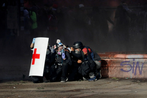 PHOTOS: New protests rage in Chile as Pinera fires ministersChileans took to the streets again on Tu