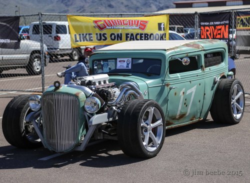 4-corner-idle:  4-corner-idle:  Early 30′s Ford Tudor rat rod   Goodguys Scottsdale, Spring 2015