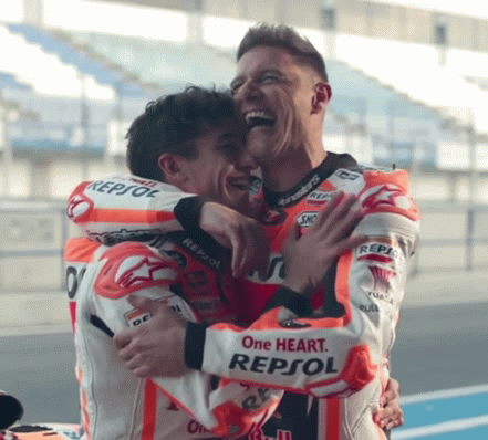 Marc Marquez & Joaquin Sanchez, Pictured Here Not Beating A Single Allegation