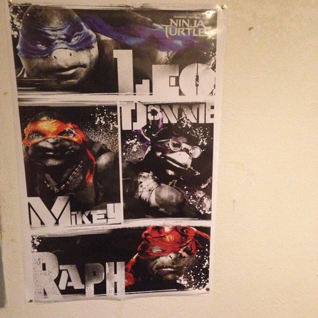 Thank you to @karad00d for my awesome ninja turtles poster!!!!