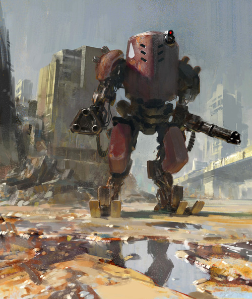 fat bot 2 by lingy-0 / Ling Yun.More robots here.