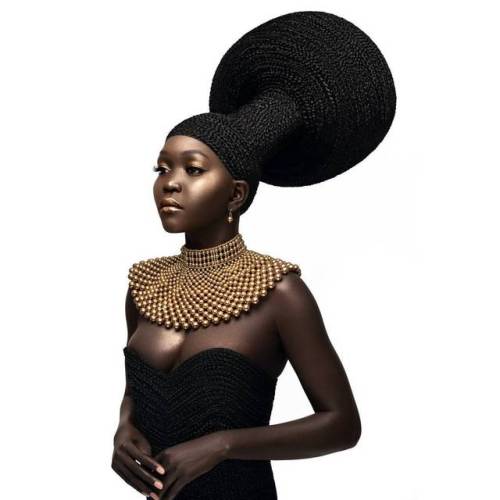 “Wakanda forever!” _____ _____ Model: @queennyakimofficial  Makeup Artist/Creative Direc