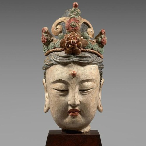 Head of a Bodhisattva. China, Yuan Dynasty (1271-1368). ,