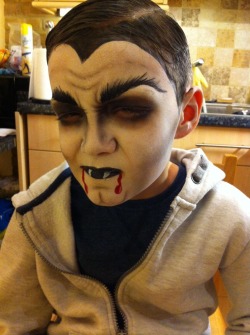 showmemakeup:  I did my nephews makeup for