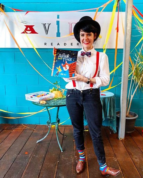 Thanks @wherethewildthingsare_bookshop and everyone who came to celebrate Arthur! What a blast! Espe