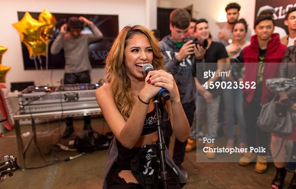 jasminev-news:  November 14th: Jasmine at her EP release party with Young &amp;