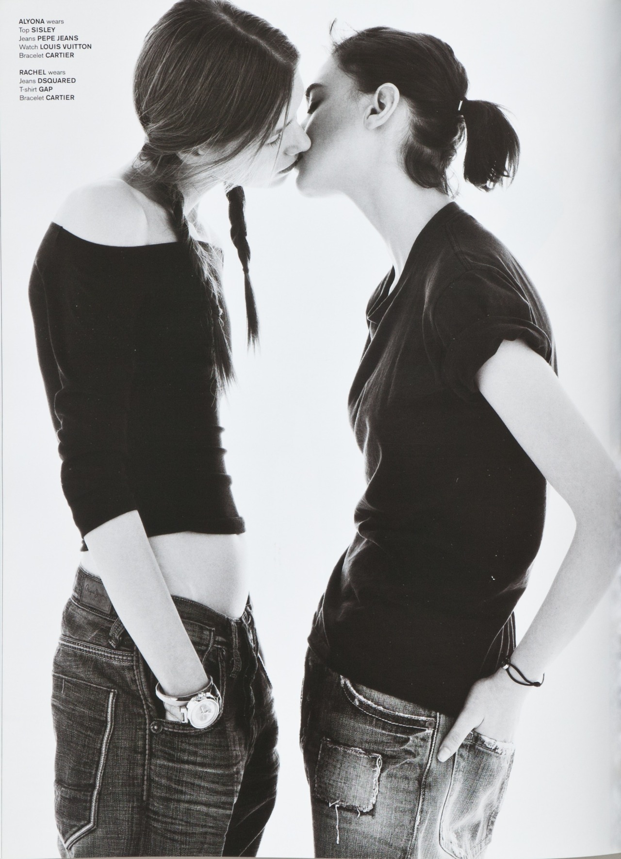 vodis: A kiss is still a kiss, Rosella Rarabini and Alyona Osmanova by Terry Tsiolis