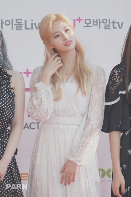korean-dreams-girls:  Sana (Twice) - The Fact Music Awards Red Carpet Pics  