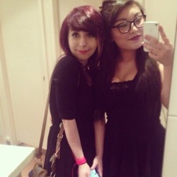 with @raineisonfire on Friday before it went all downhill 💁