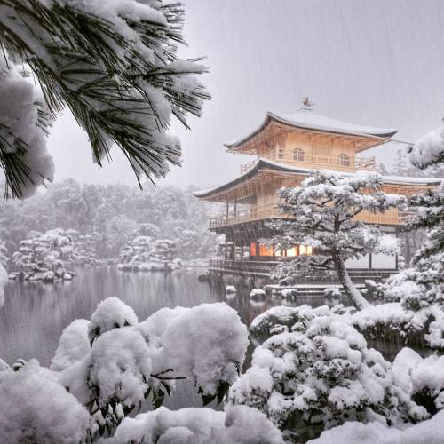 mymodernmet:Heavy Snowfall in Kyoto Turns the City Into a Beautiful Winter Wonderland