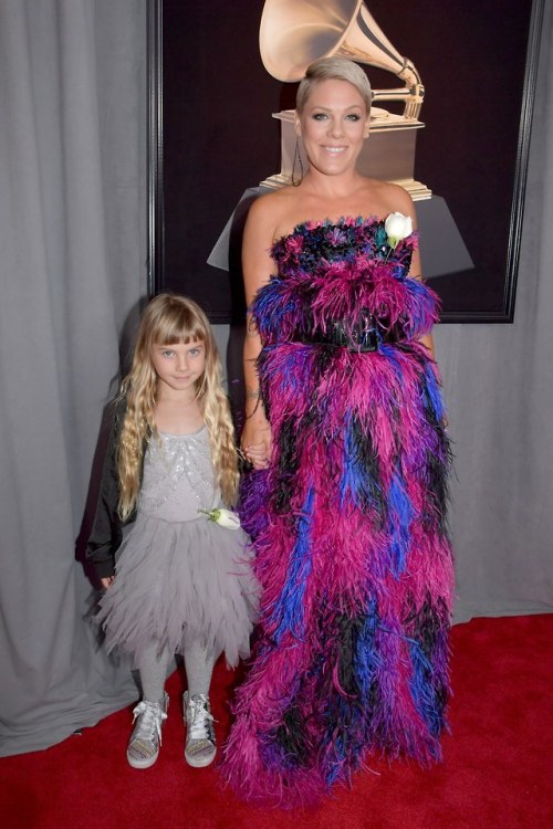 Willow Sage Hart and Pink - The 60th Annual Grammy Awards, New York City | January 28, 2018