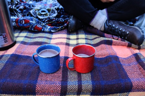 nuhstalgicsoul:Because why not pull over in Yosemite on a cold day and have some hot chocolate with 