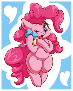 graphenedraws:  NATG Day 9: Cupcake Love    Today’s theme was about drawing ponies in loveSooooo Cupcake Pie is best ship   x3 &lt;3