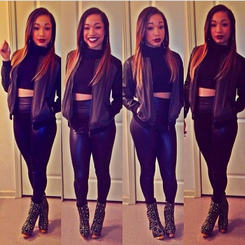 Thoughts about Southern University beauty @kjubre&rsquo;s edgy fit?! I think it compliments her well