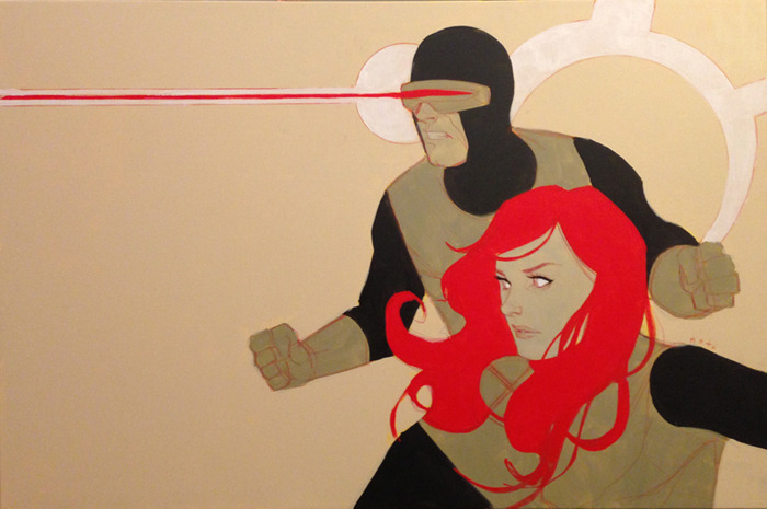 “ Jean Grey and Scott Summers by Phil Noto
”