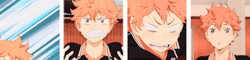 tearbender:    The many expressions of Shouyou Hinata (▰˘◡˘▰)   