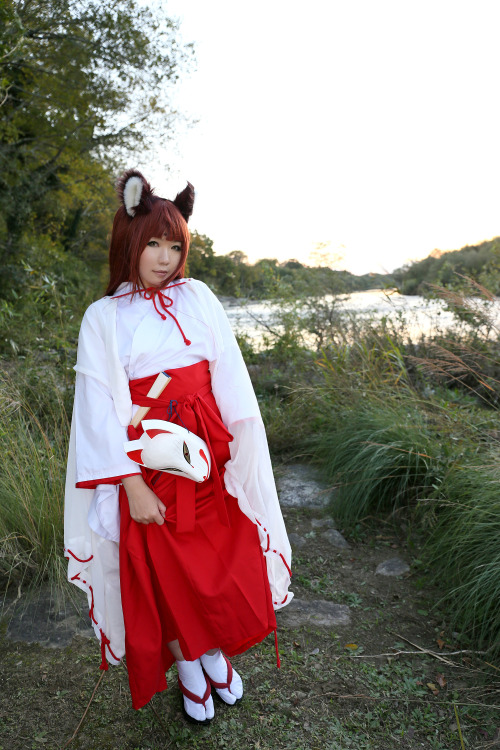 Cute Cosplay GIrl Higurashi Rin (Kitsune-Chan 3) 1-15