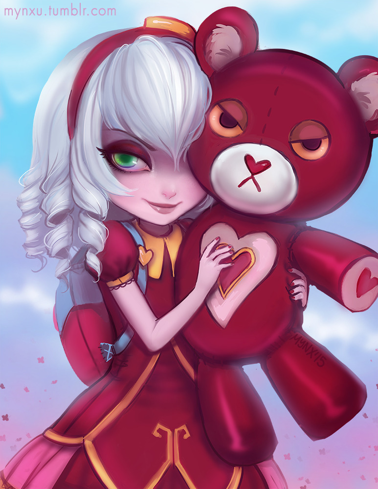 mynxu:  Early Valentines art?! Sweetheart Annie :) First drawing of 2015! happy