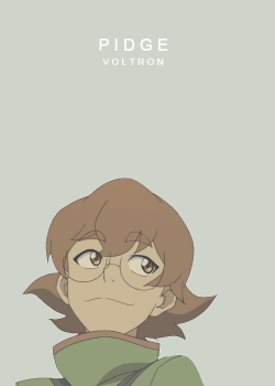 astronyma:   voltron character posters 2/7