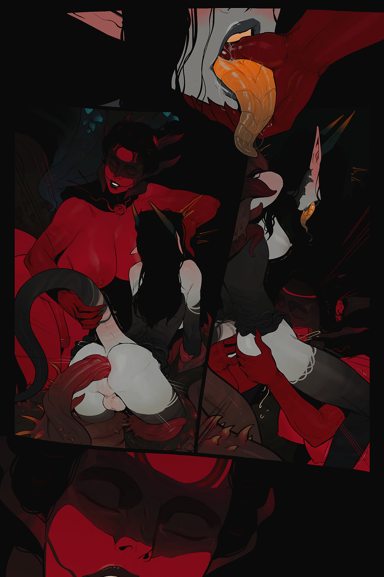 incaseart:  Pages 15-18! Willy is getting some loving. 3 more pages to go!All the
